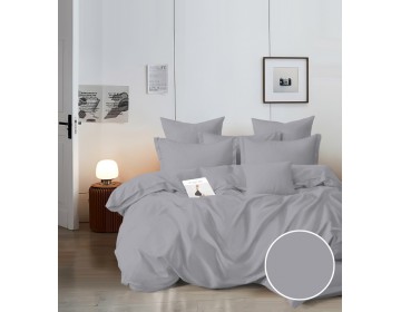 Постельное белье из поплина "СЕРЫЙ" пр-во Барановичи (РБ)